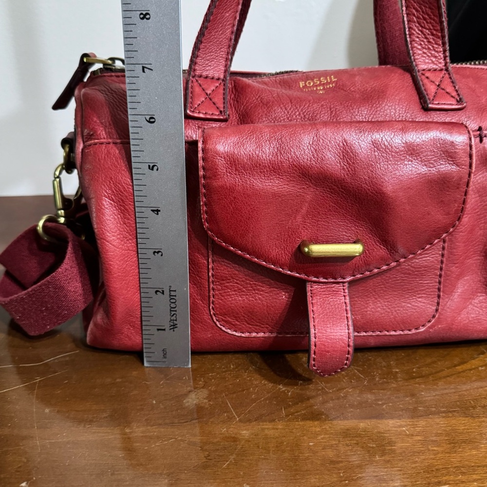 Fossil Bag Top Handle Boston Crossbody Bag - Picture 9 of 12